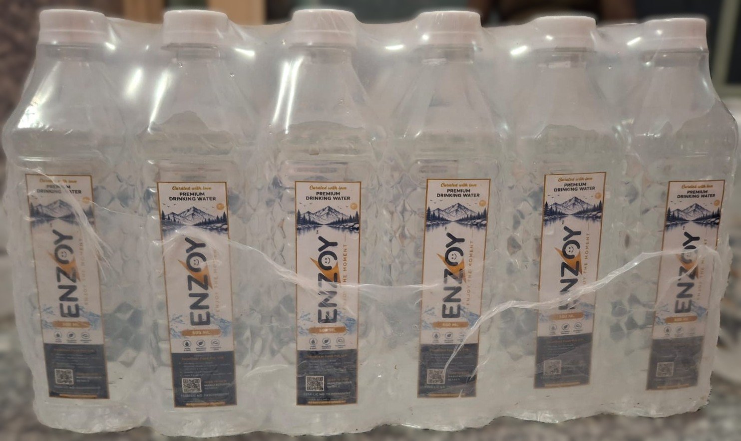 Enzoy Premium Packaged Drinking Water bottle